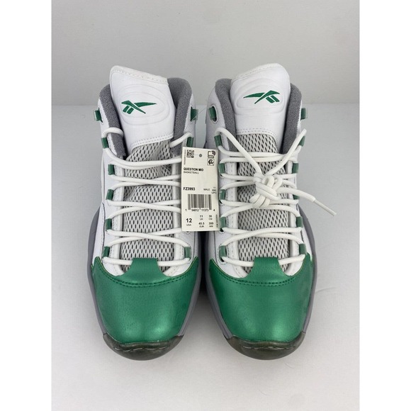 Reebok Question Mid \'Philadelphia‎ Eagles\' Green/White FZ3993 Men\'s sz. 12 main image 16